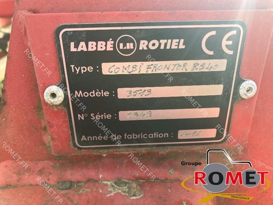Stubble cultivator Labbe Rotiel FRONTOR R540 - 1