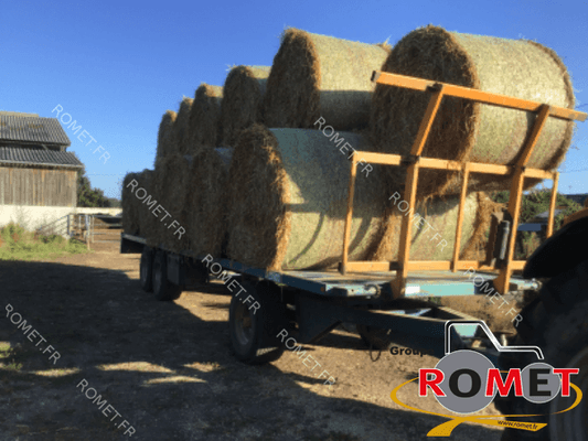 Forage platform trailer Rolland DM042 - 1