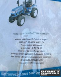 Vineyard tractor Iseki TM3217FZVREA/RA - 3