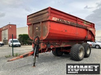 Cereal tipping trailer Agram BG 16 KONIC - 1