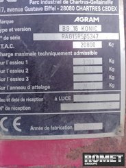 Cereal tipping trailer Agram BG 16 KONIC - 6